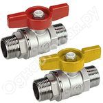 Купить 7235: Кран шаровой латунь хром R253D Ду 32 Ру35 НР бабочка Giacomini R253X006